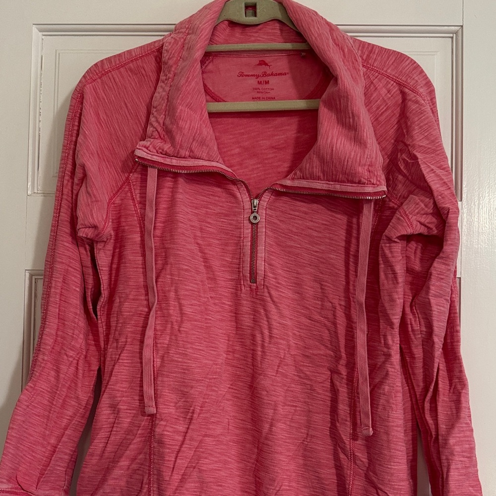 Tommy Bahama Coral Quarter-Zip Pullover